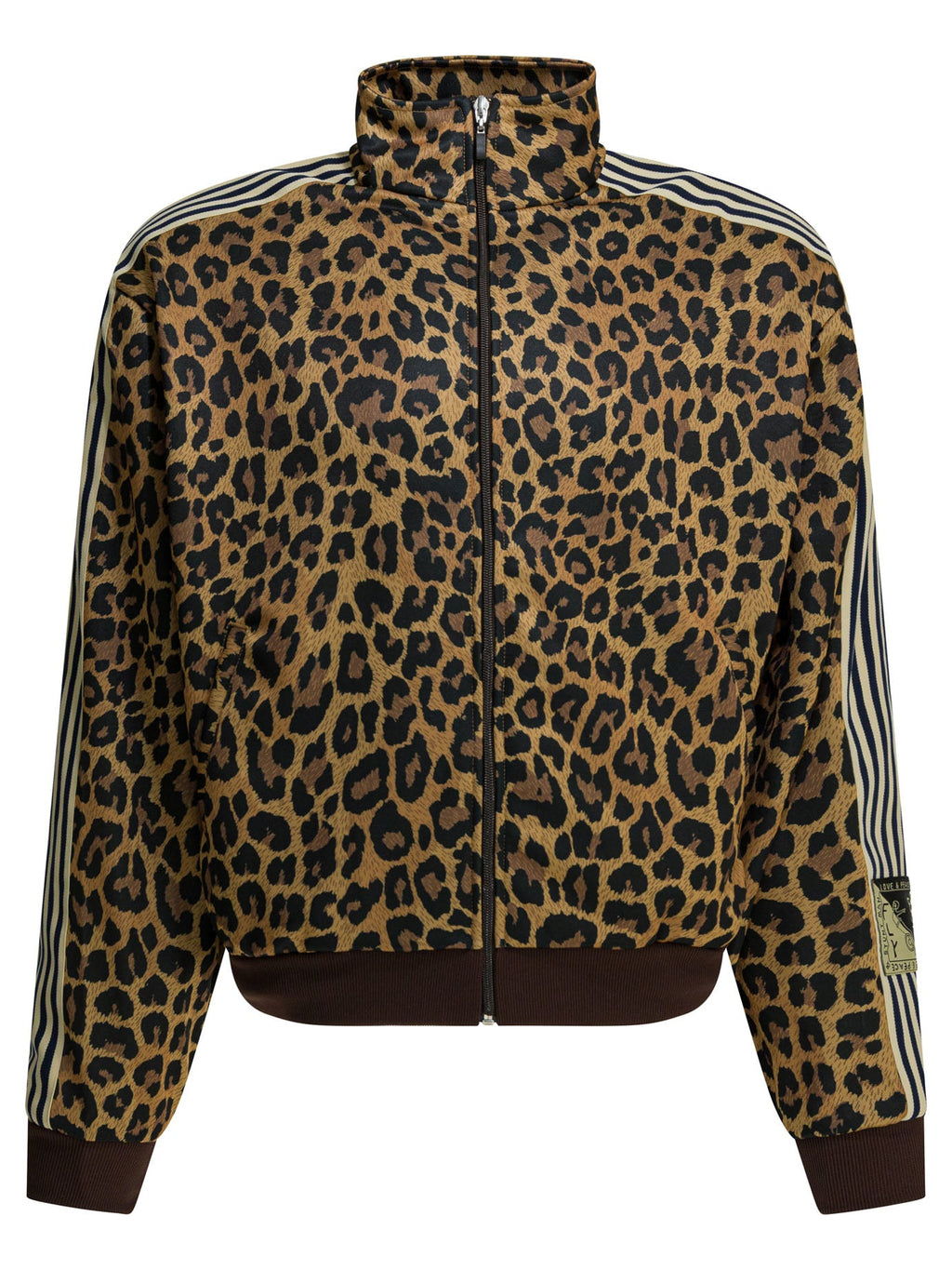 Kapital "smooth Jersey Leopard" Zipper Sweatshirt
