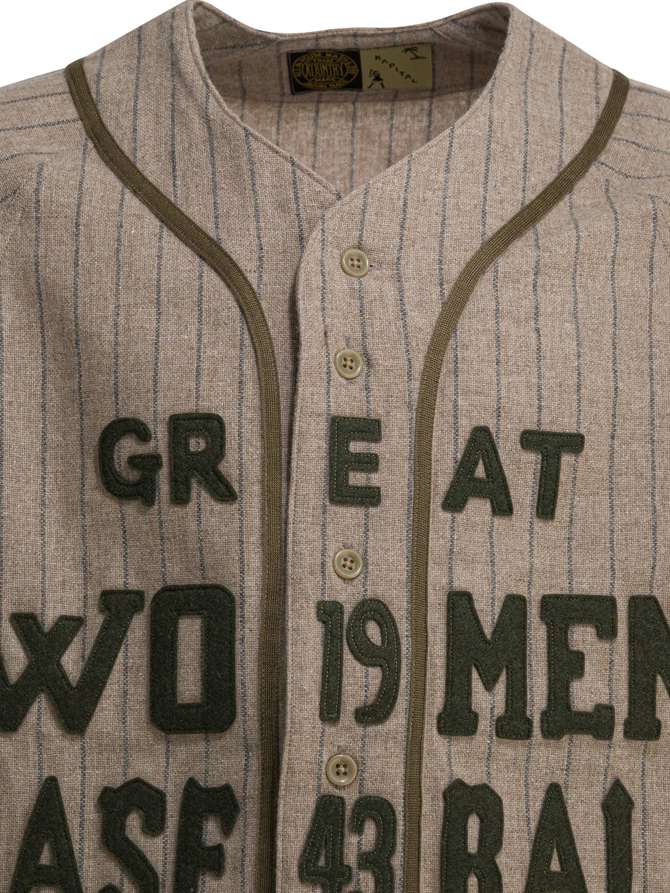 Kapital "great Women Baseball" Overshirt Jacket