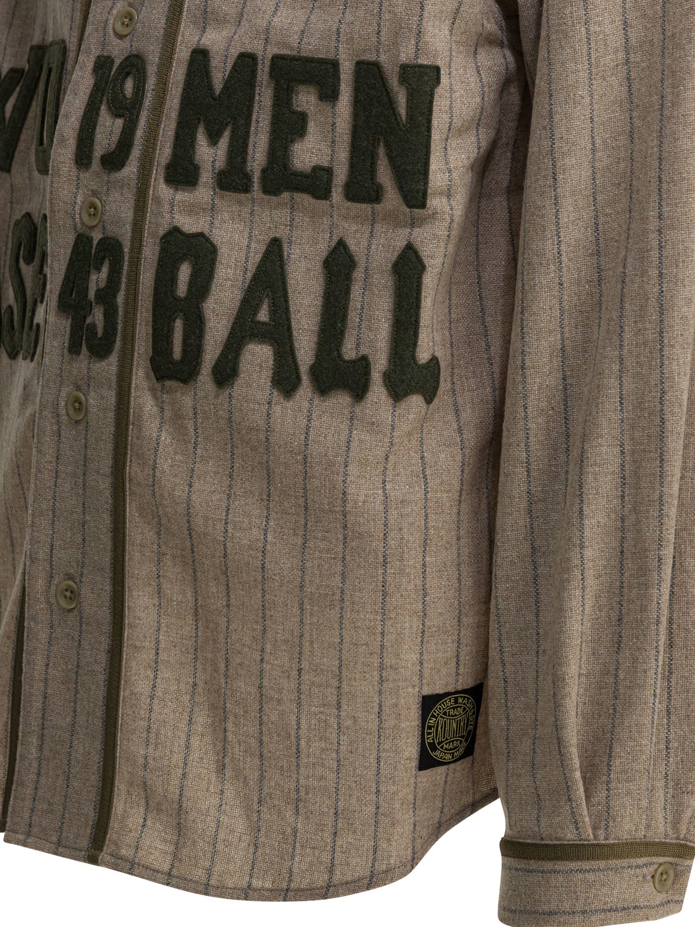 Kapital "great Women Baseball" Overshirt Jacket