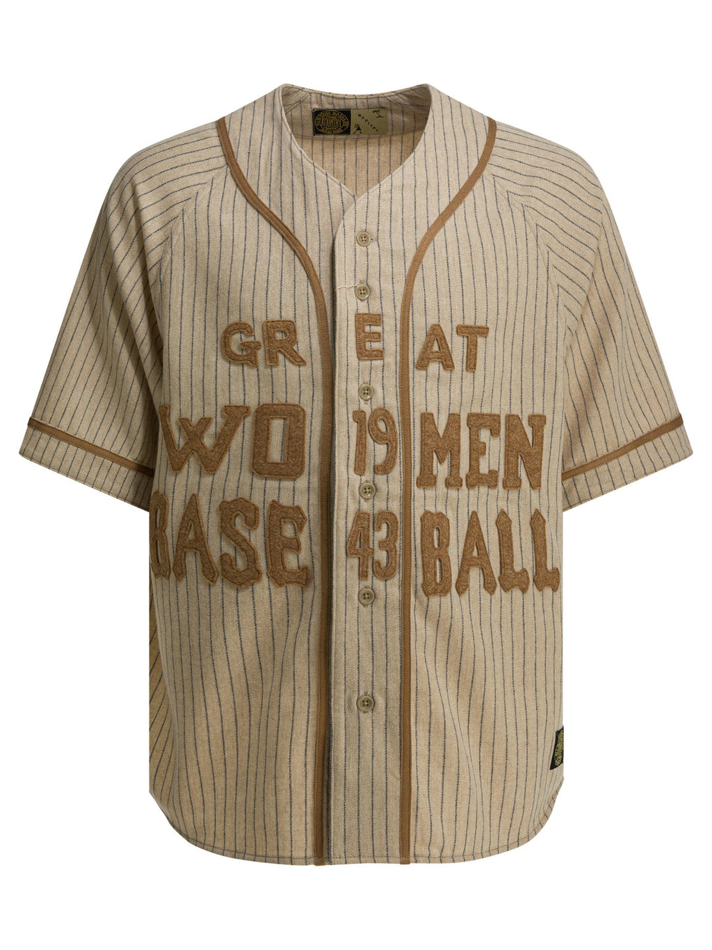 Kapital Great Women Baseball Shirt In Wool