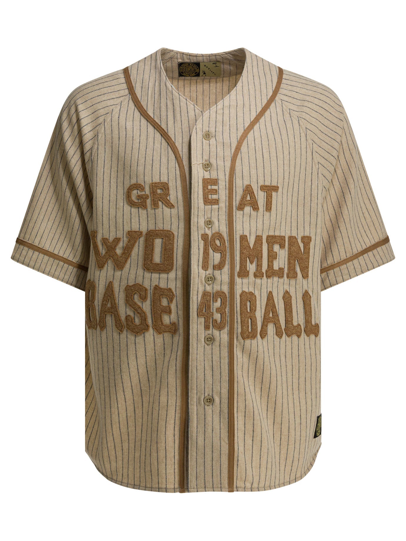 Kapital Great Women Baseball Shirt In Wool