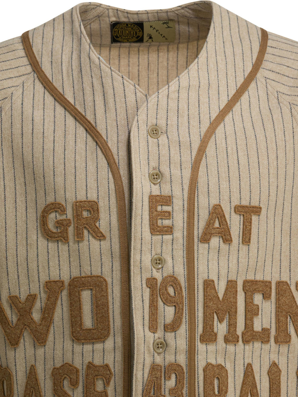 Kapital Great Women Baseball Shirt In Wool