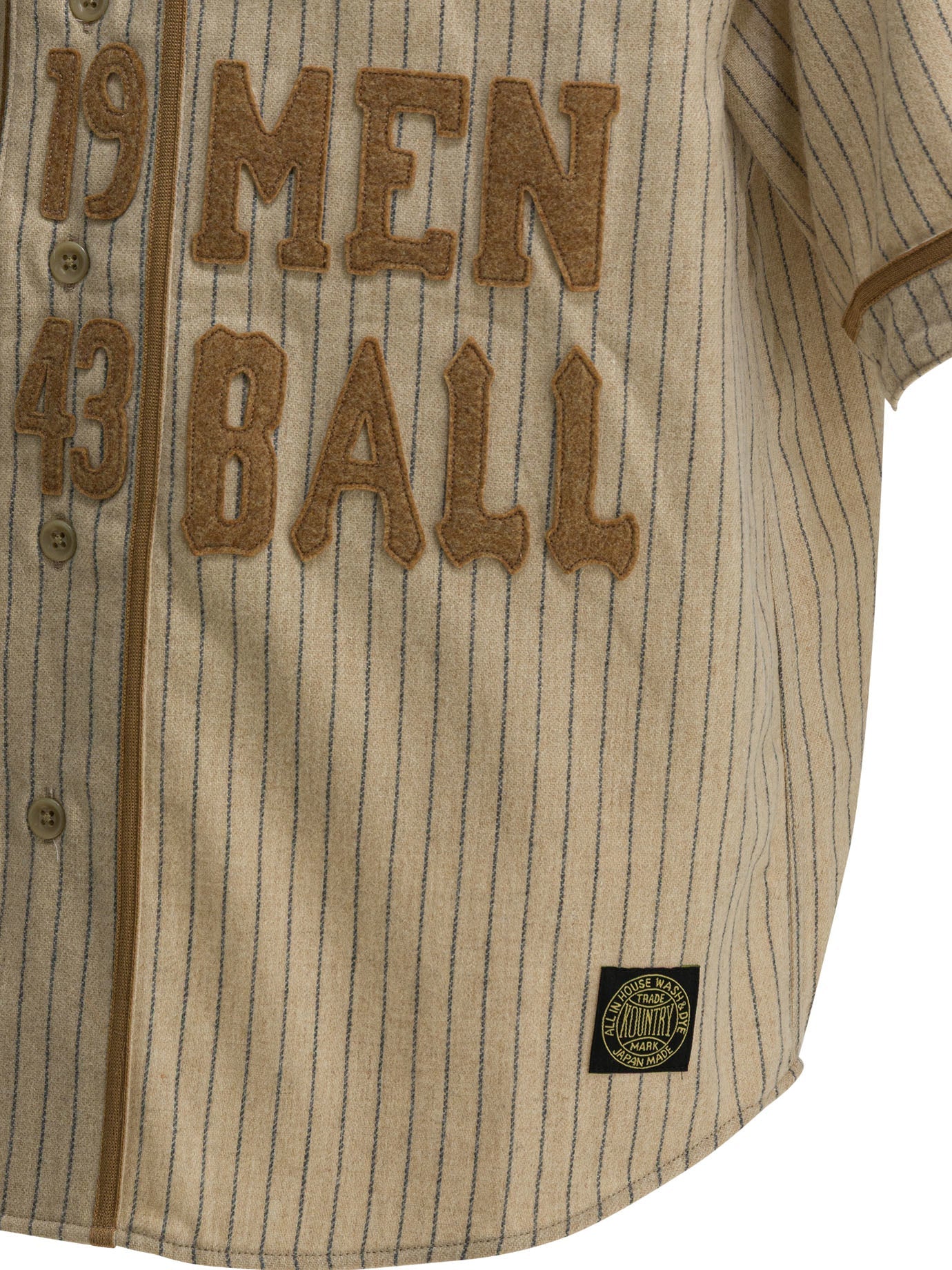 Kapital Great Women Baseball Shirt In Wool