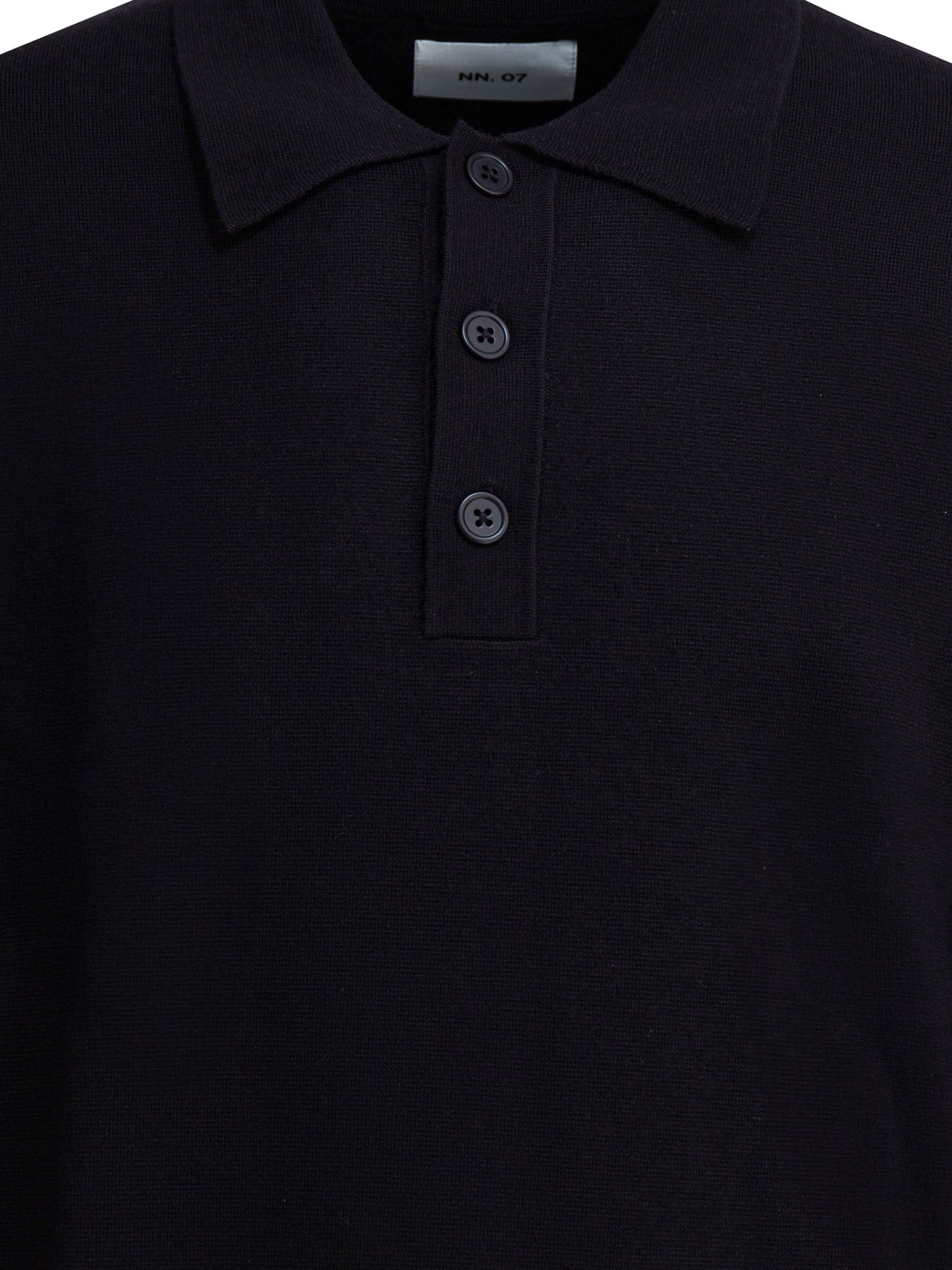 Nn.07 "harald" Wool Polo Sweater