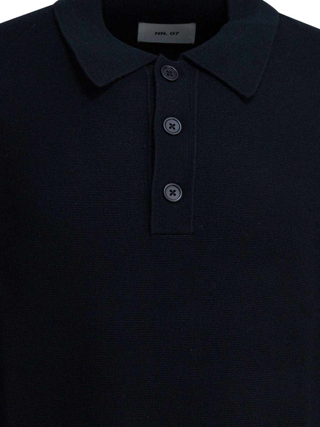 Nn.07 "harald" Wool Polo Sweater